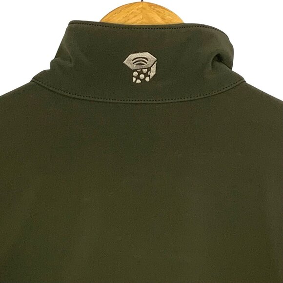 Mountain Hardwear Mens Sawtooth Ridge L Green Softshell Jacket Gorpcore Outdoor - Picture 6 of 9